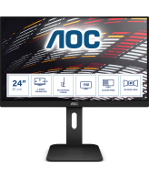 AOC P1 X24P1 computer monitor 61 cm (24") 1920 x 1200 Pixels WUXGA LED Zwart
