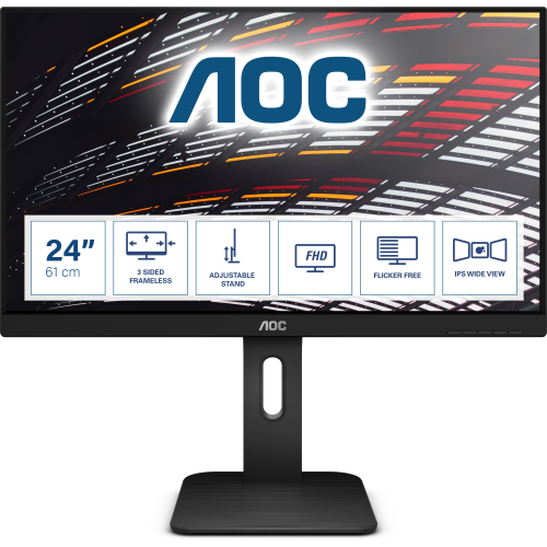 AOC P1 X24P1 computer monitor 61 cm (24") 1920 x 1200 Pixels WUXGA LED Zwart
