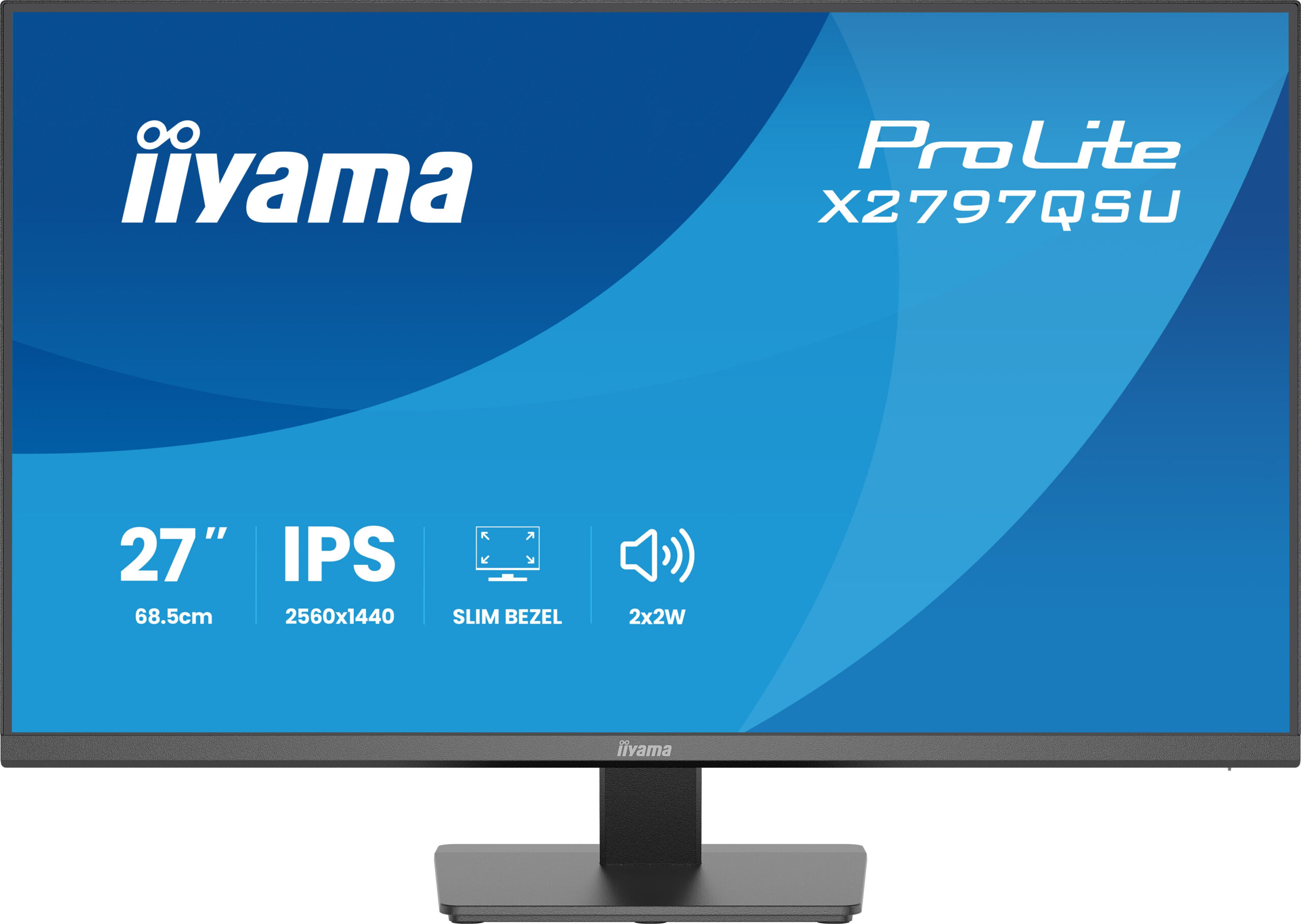 iiyama ProLite X2797QSU-B1 computer monitor 68,6 cm (27") 2560 x 1440 Pixels Quad HD LED Zwart - Afbeelding 3