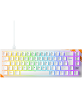 CHERRY K5 PRO TMR COMPACT toetsenbord Gamen USB QWERTZ Duits Oranje, Wit