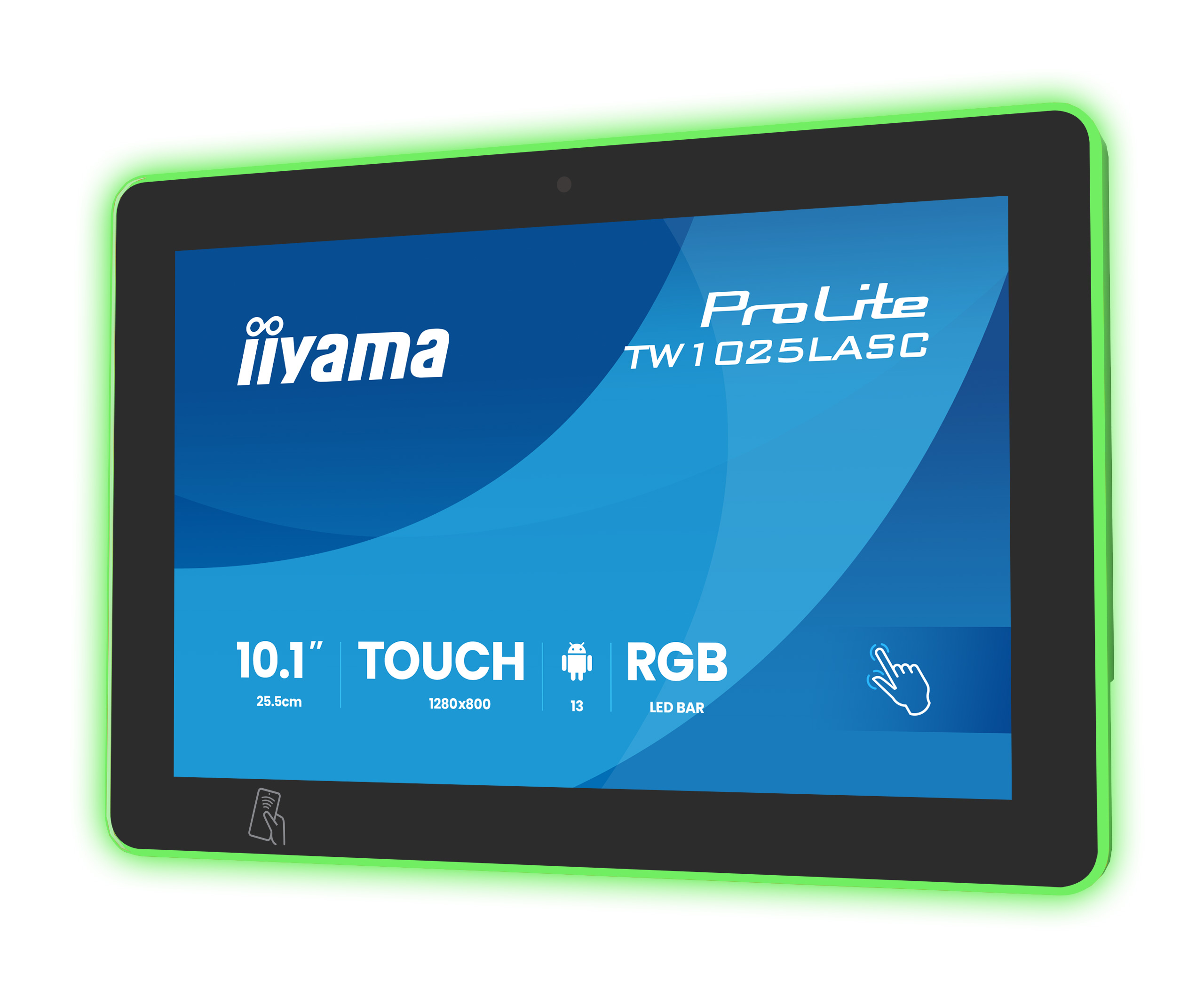 iiyama ProLite TW1025LASC-B3PNR computer monitor 25,6 cm (10.1") 1280 x 800 Pixels WXGA LED Touchscreen Multi-gebruiker Zwart - Afbeelding 3