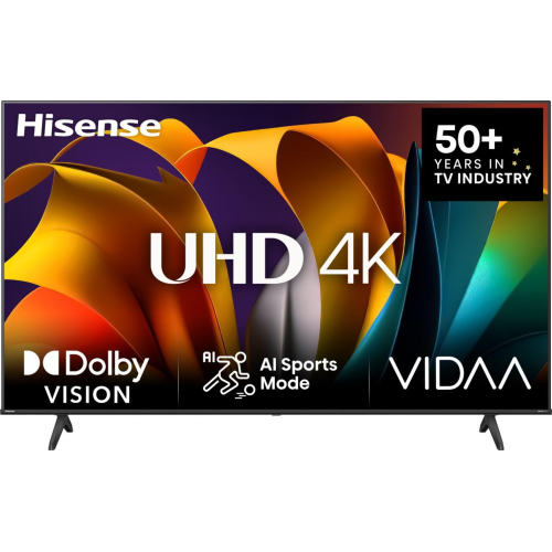 Hisense E6NT 165,1 cm (65") 4K Ultra HD Smart TV Wifi Zwart 300 cd/m²