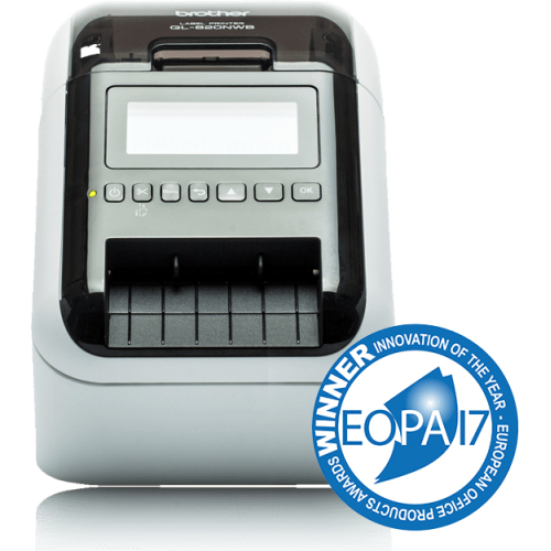 Brother QL-820NWBC labelprinter Direct thermisch Kleur 300 x 300 DPI 176 mm/sec Bedraad en draadloos Ethernet LAN DK Wifi Bluetooth