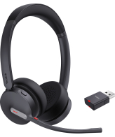 Yealink WH64 Hybrid Dual UC Headset Draadloos Hoofdband Kantoor/callcenter Micro-USB Bluetooth Zwart