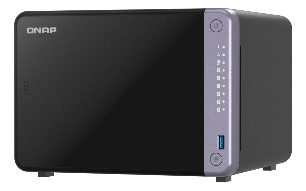 QNAP TS-632X-4G data-opslag-server NAS Tower Alpine Alpine AL-524 4 GB DDR4 QNAP QTS Zwart