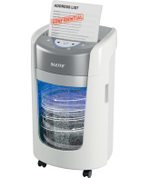 Leitz IQ OptiMax Home Office 225 papiervernietiger Microversnippering 58 dB Grijs, Wit