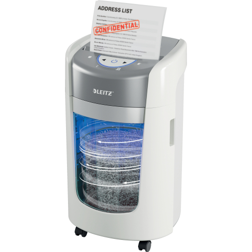 Leitz IQ OptiMax Home Office 225 papiervernietiger Microversnippering 58 dB Grijs, Wit