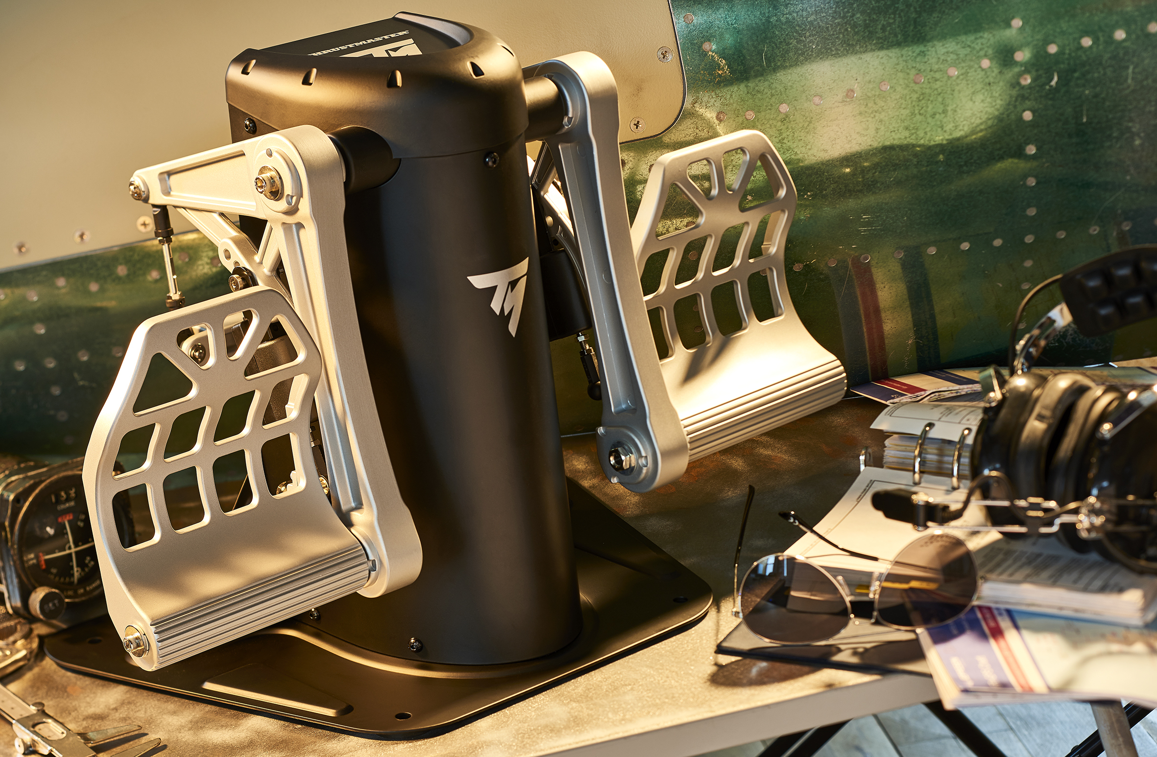 Thrustmaster TPR Rudder Zwart, Zilver USB Vluchtsimulator Analoog PC - Afbeelding 7
