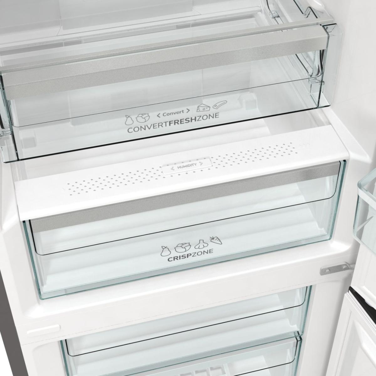 Gorenje G600 NRK620CA2XL4 Vrijstaand 331 l Grijs, Roestvrijstaal, Donkergrijs - Afbeelding 15