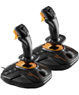 Thrustmaster T.16000M FCS SPACE SIM DUO Zwart, Oranje USB Joystick Analoog/digitaal PC