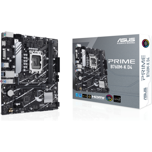 ASUS PRIME B760M-K D4 Intel B760 LGA 1700 micro ATX