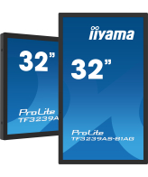 iiyama TF3239AS-B1AG computer monitor 80 cm (31.5") 1920 x 1080 Pixels Full HD LED Touchscreen Zwart