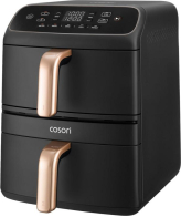Cosori Turbo Tower Dubbel 8,6 l Vrijstaand 2630 W Heteluchtfriteuse Zwart