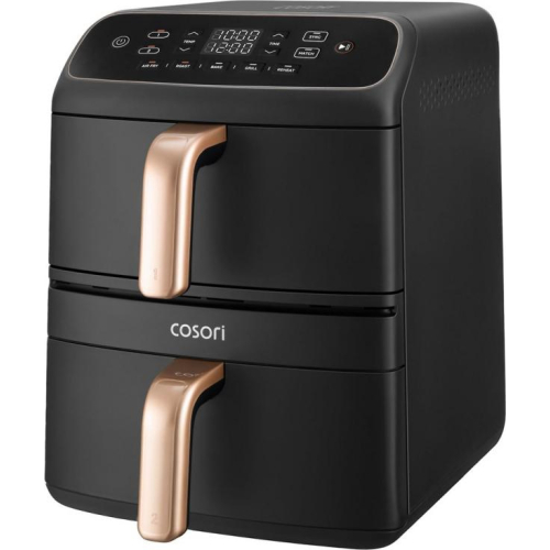 Cosori Turbo Tower Dubbel 8,6 l Vrijstaand 2630 W Heteluchtfriteuse Zwart
