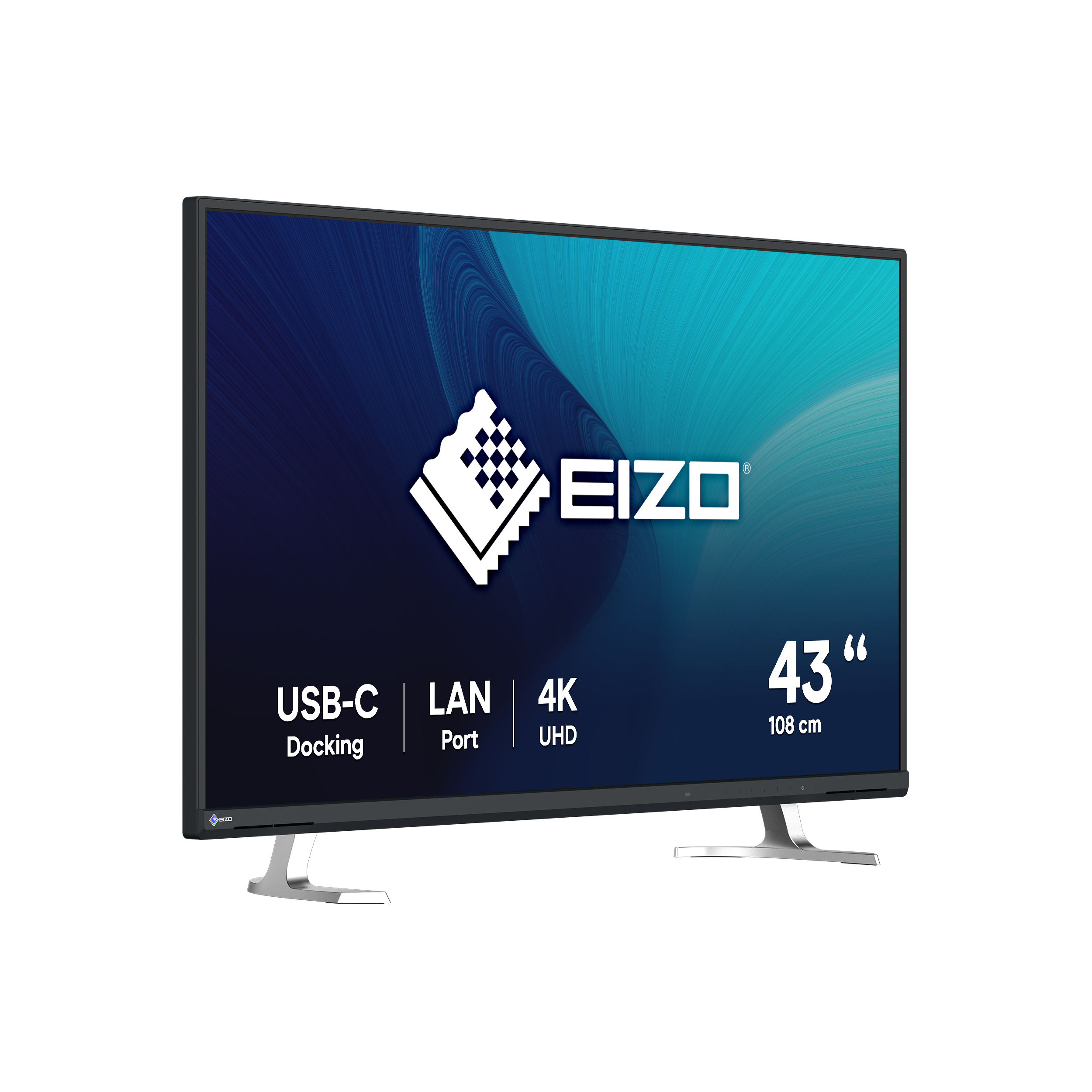 EIZO FlexScan EV4340X-BK computer monitor 108 cm (42.5") 3840 x 2160 Pixels 4K Ultra HD LCD Zwart - Afbeelding 8