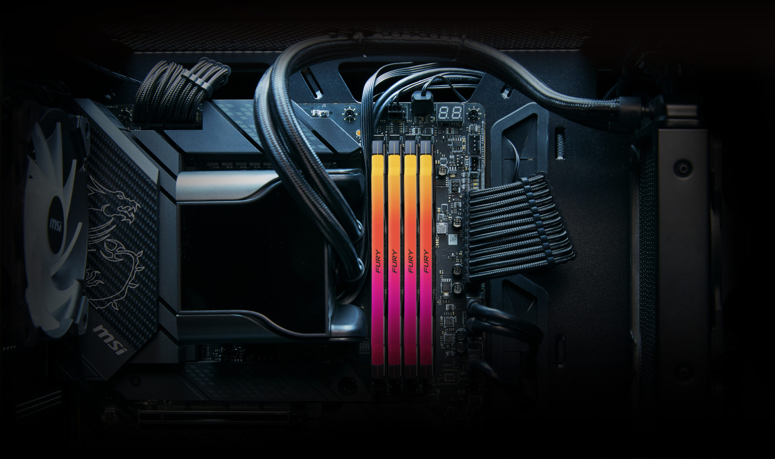 Kingston Technology FURY 32GB 6400MT/s DDR5 CL32 DIMM (set van 2) Renegade RGB - Afbeelding 8