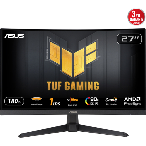 ASUS TUF Gaming VG27VQ3B computer monitor 68,6 cm (27") 1920 x 1080 Pixels Full HD LCD Zwart