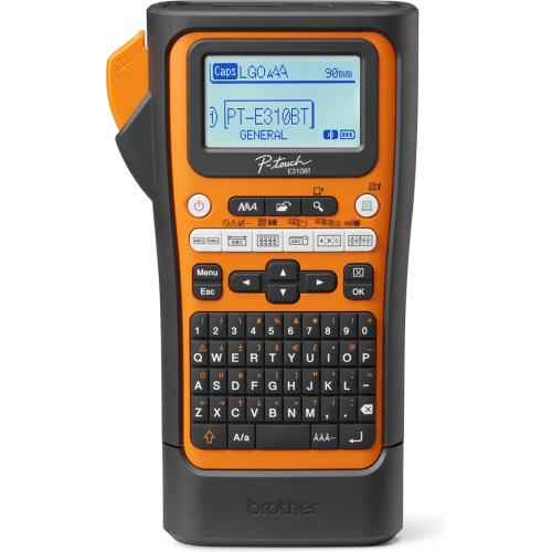 Brother PT-E310BTVP labelprinter Thermo transfer 180 x 180 DPI 20 mm/sec Bedraad en draadloos HSE/TZe Bluetooth QWERTY