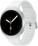 Samsung Galaxy Watch 8 3,3 cm (1.3") AMOLED 40 mm Digitaal 438 x 438 Pixels Touchscreen 4G Zilver Wifi GPS