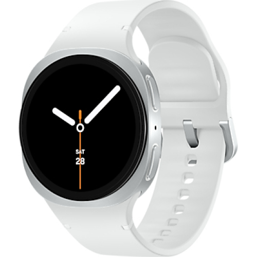 Samsung Galaxy Watch 8 3,3 cm (1.3") AMOLED 40 mm Digitaal 438 x 438 Pixels Touchscreen Zilver Wifi GPS