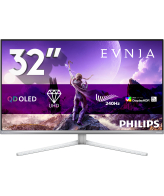 Philips Evnia 8000 32M2N8900/00 computer monitor 80 cm (31.5") 3840 x 2160 Pixels 4K Ultra HD QD-OLED Wit