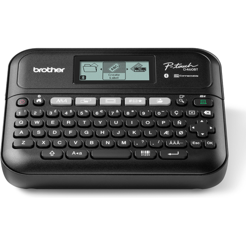 Brother PT-D460BTVP labelprinter Thermo transfer 180 x 180 DPI 30 mm/sec Bedraad en draadloos TZe Bluetooth QWERTY