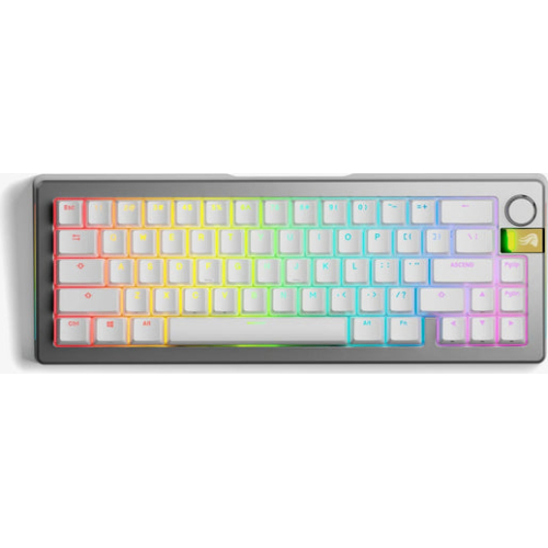 Glorious Gaming GMMK 3 PRO HE 65% Prebuilt Wireless toetsenbord Gamen RF Draadloos QWERTY Amerikaans Engels Zilver
