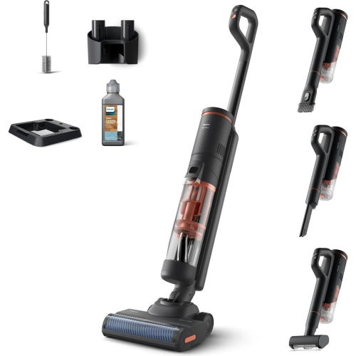 Philips 6000 series XW6264/11 steelstofzuiger & elektrische bezem Batterij/Accu Droog en nat Cyclonisch Zakloos Grijs