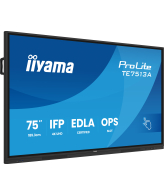 iiyama TE7513A-B1AG beeldkrant Interactief flatscreen 190,5 cm (75") Wifi 500 cd/m² 4K Ultra HD Zwart Touchscreen Type processor Android 18/7