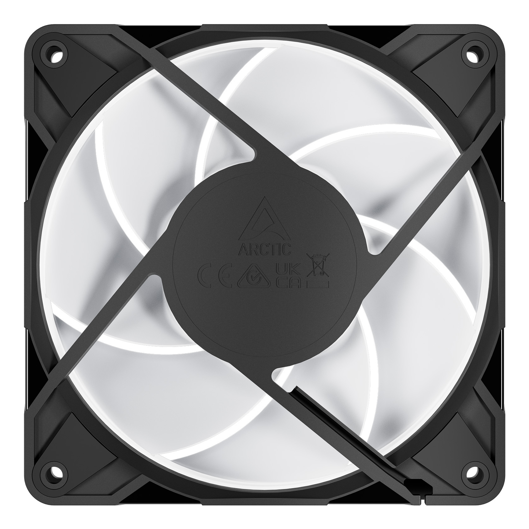 ARCTIC Freezer P12 Pro A-RGB Computer behuizing Ventilator 12 cm Zwart, Wit 1 stuk(s) - Afbeelding 5