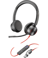 HP Poly Blackwire 8225 Stereo Microsoft Teams Certified USB-C Headset + USB-C/A adapter