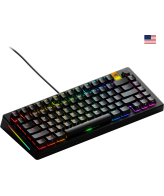 Glorious Gaming GMMK 3 HE 75% Prebuilt toetsenbord Gamen USB QWERTY Amerikaans Engels Zwart