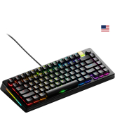 Glorious Gaming GMMK 3 PRO HE 75% Prebuilt toetsenbord Gamen USB QWERTY Amerikaans Engels Zwart