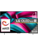 LG OLED evo AI OLED42C51LA tv 106,7 cm (42") 4K Ultra HD Smart TV Wifi Zwart