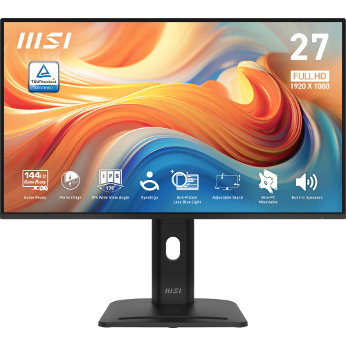MSI Pro MP275PGDE E14 computer monitor 68,6 cm (27") 1920 x 1080 Pixels Full HD LCD Zwart