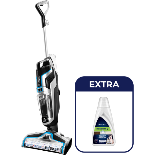 Bissell CrossWave Pet Pro Verticale stofzuiger AC Droog en nat Zakloos 0 l 560 W Zwart, Blauw, Zilver