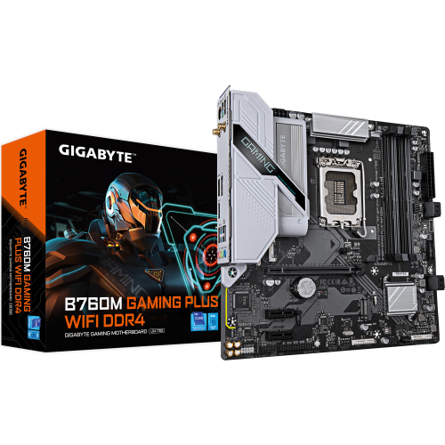 GIGABYTE B760M GAMING PLUS WIFI DDR4 Intel B760 LGA 1700 micro ATX