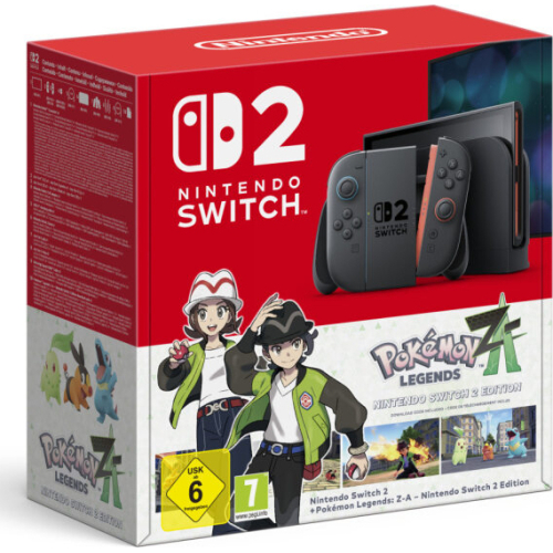 Nintendo Switch 2 + Pokémon Legends: Z-A: Switch 2 Edition draagbare game console 20,1 cm (7.9") 256 GB Touchscreen Wifi Zwart