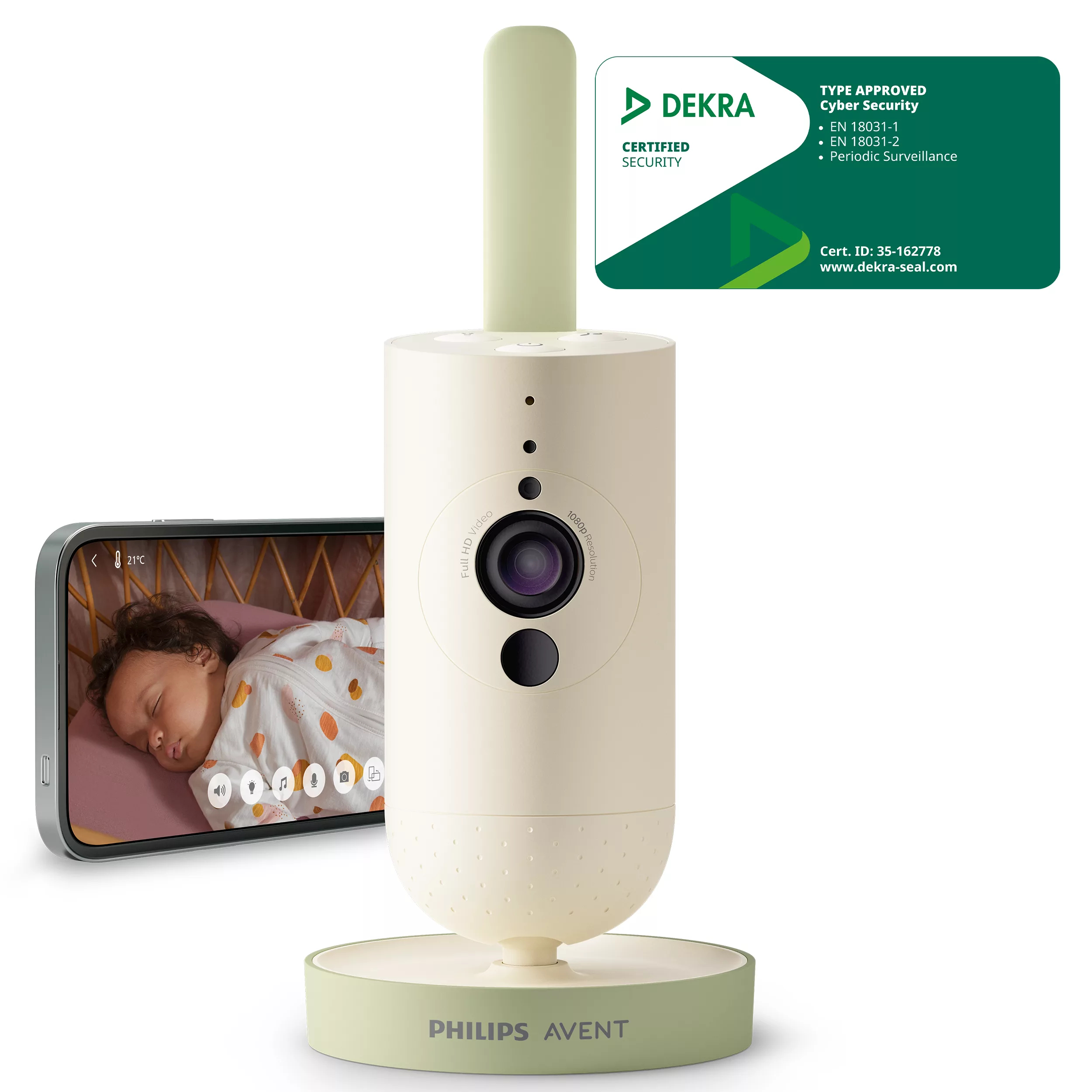 Philips AVENT Baby Monitor SCD643/26 Verbonden babycamera