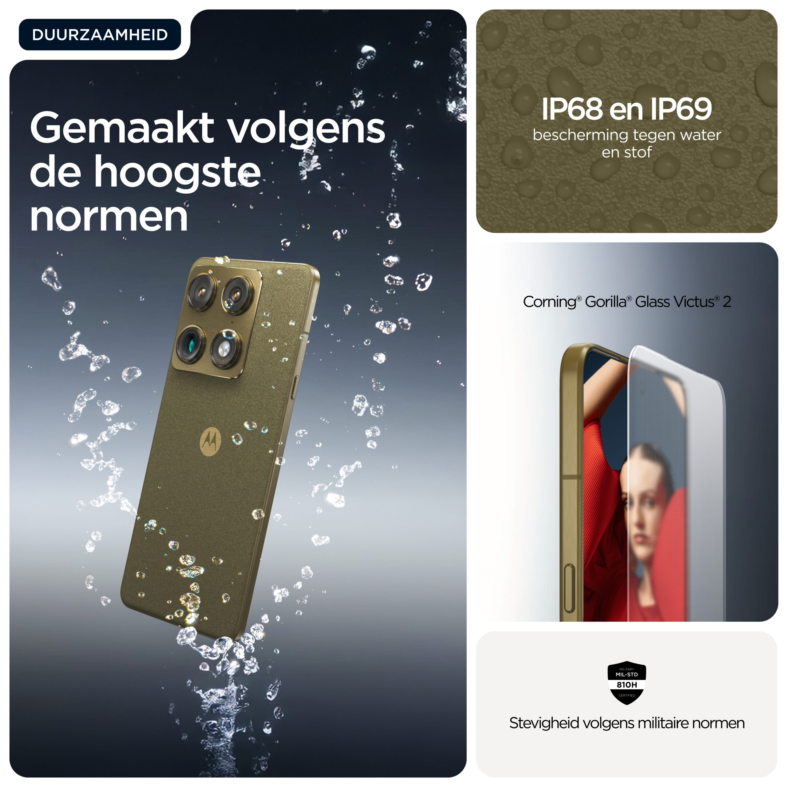 Motorola signature 17,2 cm (6.78") Dual SIM Android 16.0 5G USB Type-C 16 GB 512 GB 5200 mAh Goud - Afbeelding 5