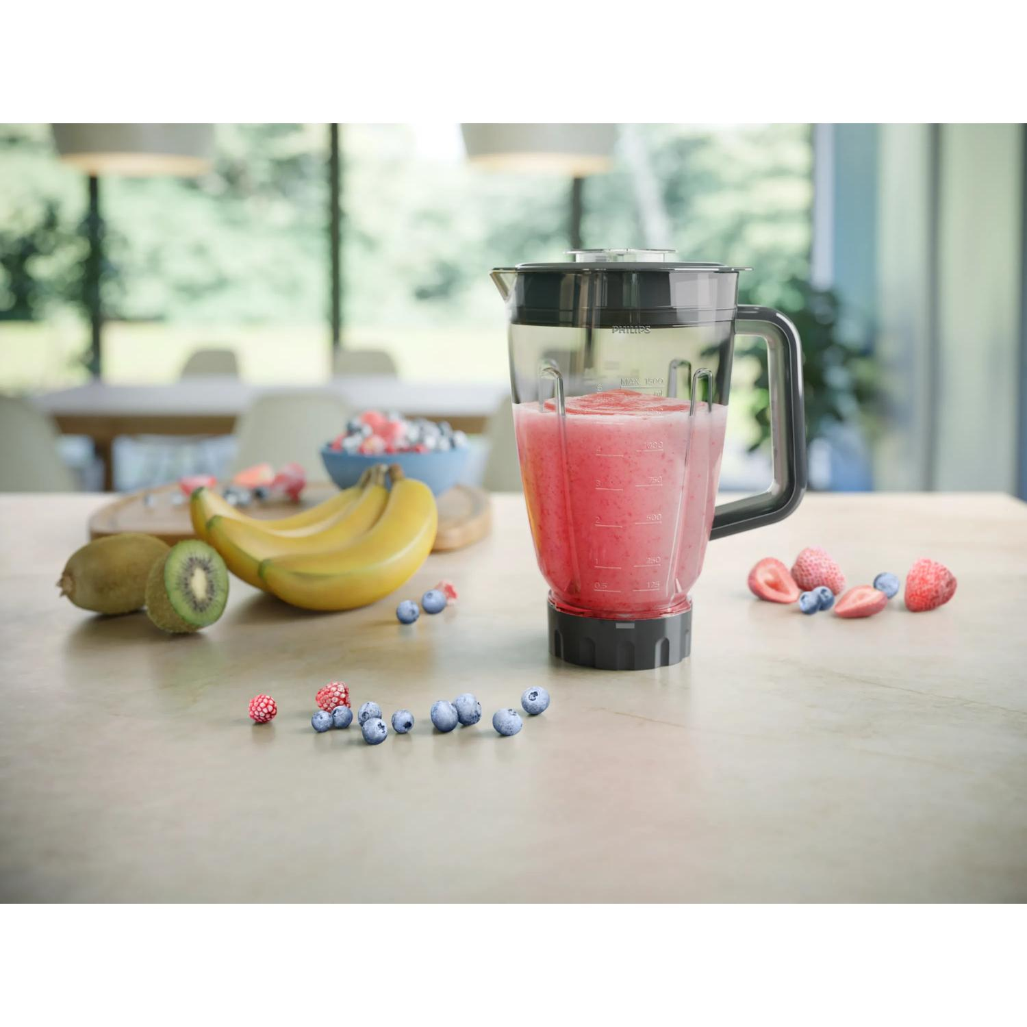 Philips 5000 series HR3020/20 blender 2 l Blender voor op aanrecht 1000 W Grijs - Afbeelding 2