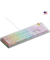 Glorious Gaming GMMK 3 HE 100% Prebuilt toetsenbord Gamen USB QWERTY Amerikaans Engels Wit