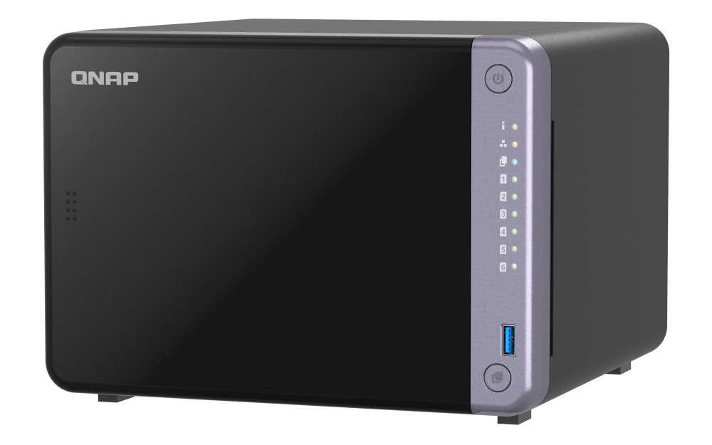 QNAP TS-632X-4G data-opslag-server NAS Tower Alpine Alpine AL-524 4 GB DDR4 QNAP QTS Zwart - Afbeelding 5
