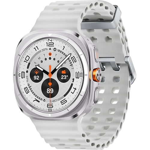 Samsung Galaxy Watch Ultra 3,81 cm (1.5") AMOLED 47 mm Digitaal 480 x 480 Pixels Touchscreen 4G Titanium, Wit Wifi GPS