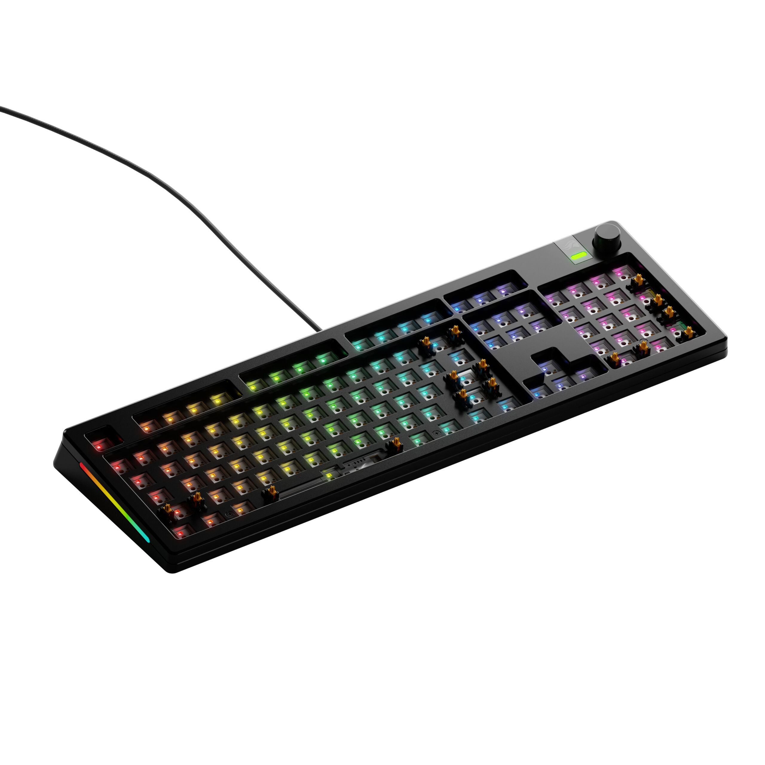 Glorious Gaming GMMK 3 PRO 100% Barebones toetsenbord Thuis USB Nee Zwart