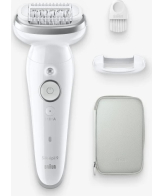 Braun Silk-épil 9 BR2-225328 epilator 40 pincetten Grijs, Wit