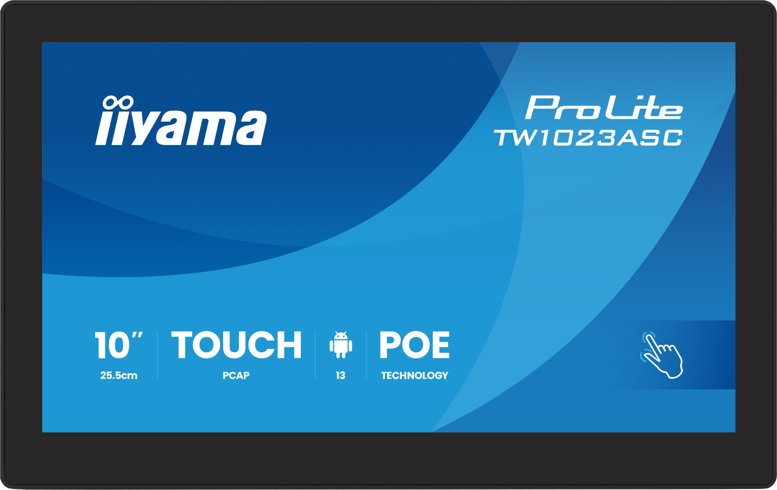 iiyama TW1023ASC-B3P beeldkrant Kiosk-ontwerp 25,6 cm (10.1") Wifi 385 cd/m² WXGA Zwart Touchscreen Type processor Android 24/7 - Afbeelding 2