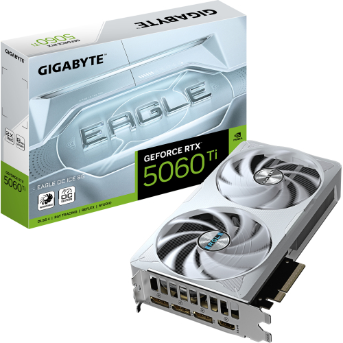 GIGABYTE GeForce RTX 5060 Ti EAGLE OC ICE 8G NVIDIA 8 GB GDDR7
