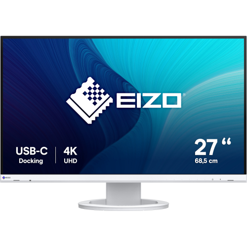 EIZO FlexScan EV2740S-WT computer monitor 68,6 cm (27") 3840 x 2160 Pixels 4K Ultra HD LCD Wit