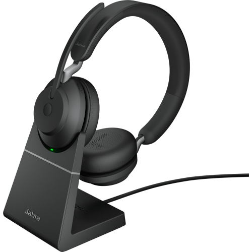 Jabra Evolve2 65 Headset Draadloos Hoofdband Kantoor/callcenter USB Type-A Bluetooth Oplaadhouder